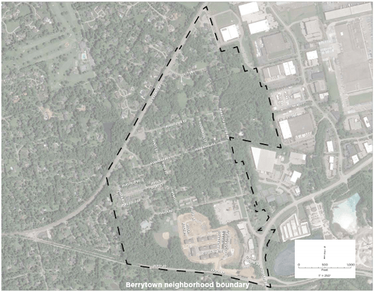 Berrytown Map Boundary
